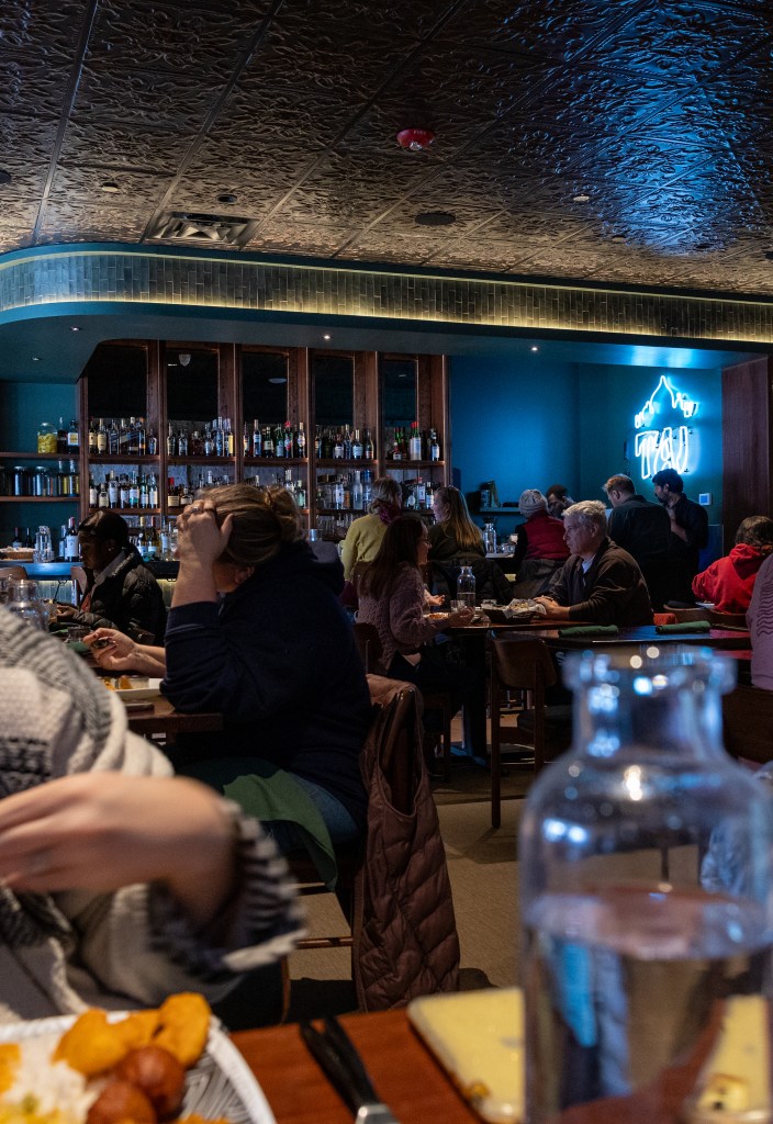 dining room at Taj Indian Cuisine South Portland Maine